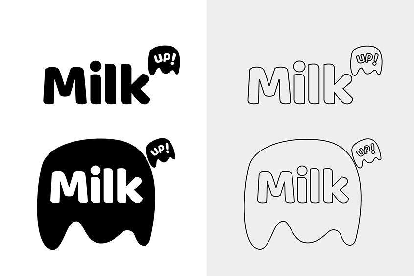 logo的反黑反白對比圖